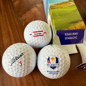 Titleist TruFeel 2020 Ryder Cup Whistling Straits Golf Balls Sleeve of 3